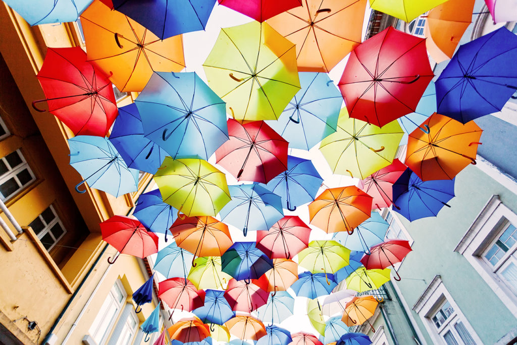 Portugal Umbrella Sky Project